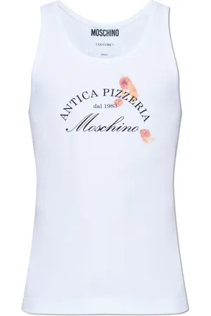 Moschino Herren, Oberteile, Weiß, SGröße: