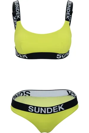 Sundek Damen, Bademode, Grün, 2XSGröße: