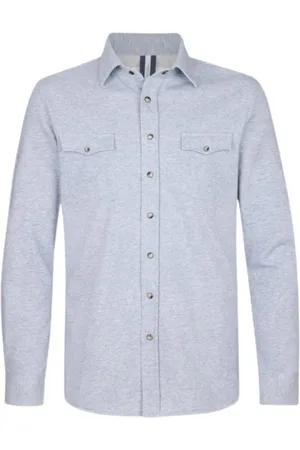 Profuomo Herren, Shirts, Blau, SGröße: