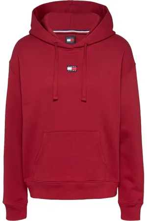 Tommy Hilfiger Herren, Sweatshirts & Hoodies, Rot, LGröße: