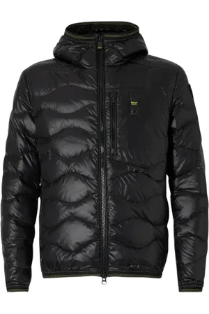 Blauer Herren, Jacken, Schwarzk, 2XLGröße: