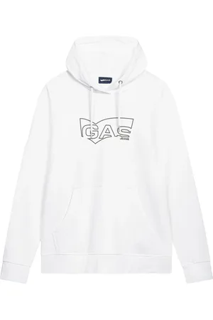 GAS Herren, Sweatshirts & Hoodies, Weiß, MGröße: