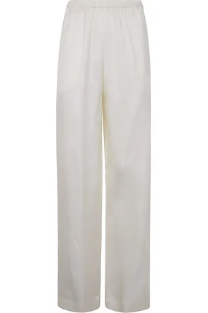 Loulou Studio Damen, Hosen, Weiß, LGröße: