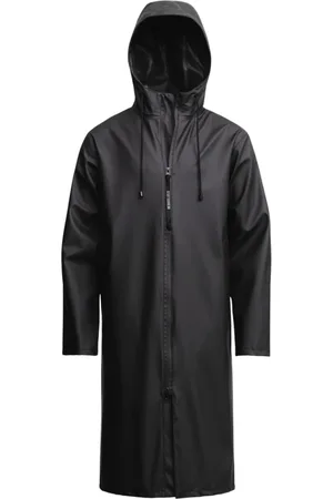 Stutterheim Herren, Mäntel, Schwarzk, XSGröße: