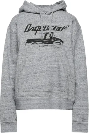 Dsquared2 Damen, Sweatshirts & Hoodies, Grau, MGröße: