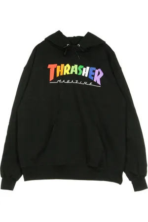 Thrasher Herren, Sweatshirts & Hoodies, Schwarzk, MGröße: