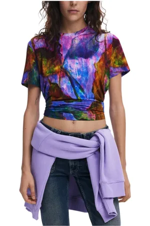 Desigual Damen, Oberteile, Mehrfarbig, LGröße: