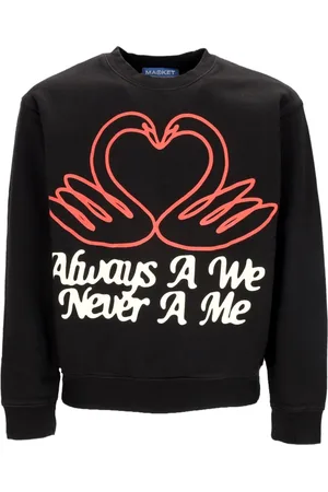 MARKET Herren, Sweatshirts & Hoodies, Schwarzk, SGröße: