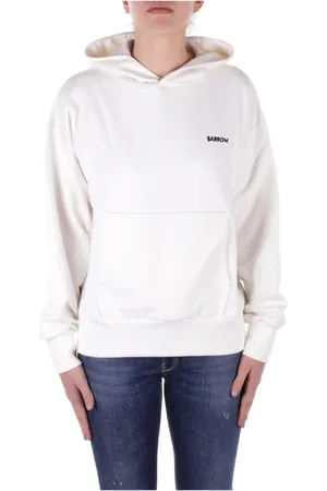 BARROW Damen, Sweatshirts & Hoodies, Weiß, LGröße: