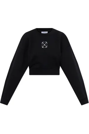 OFF-WHITE Damen, Sweatshirts & Hoodies, Schwarzk, SGröße: