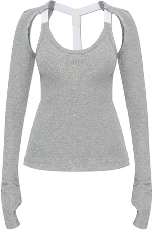 OFF-WHITE Damen, Oberteile, Grau, 3XSGröße: