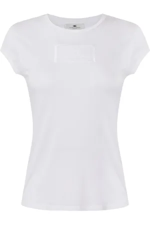 Elisabetta Franchi Damen, Oberteile, Weiß, MGröße: