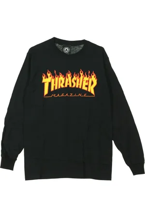 Thrasher Herren, Oberteile, Schwarzk, XLGröße: