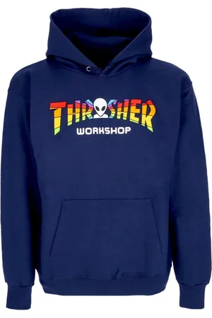 Thrasher Herren, Sweatshirts & Hoodies, Blau, SGröße: