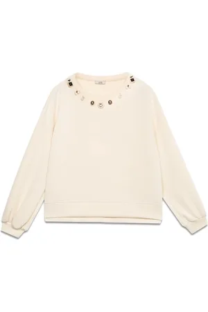 Oltre Damen, Sweatshirts & Hoodies, Weiß, SGröße: