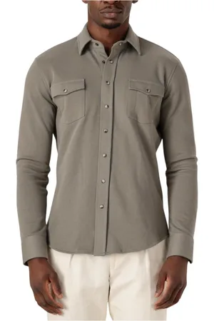 Profuomo Herren, Shirts, Grün, SGröße: