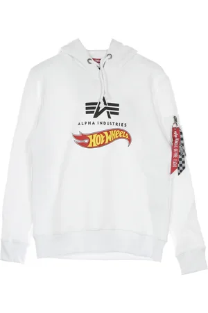 Alpha Industries Herren, Sweatshirts & Hoodies, Weiß, XLGröße: