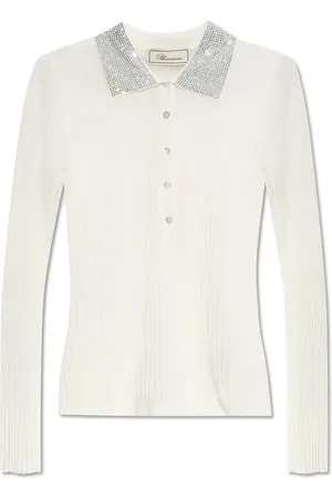 BLUMARINE Damen, Oberteile, Weiß, LGröße: