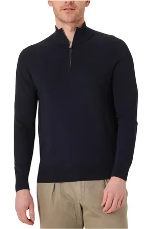 Profuomo Herren, Sweatshirts & Hoodies, Blau, 2XLGröße: