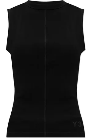 Y-3 Damen, Oberteile, Schwarzk, LGröße: