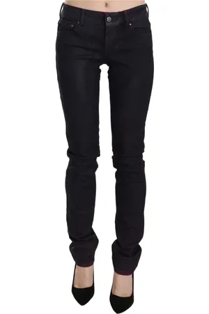 Roberto Cavalli Damen, Jeans, Schwarzk, W26Größe: