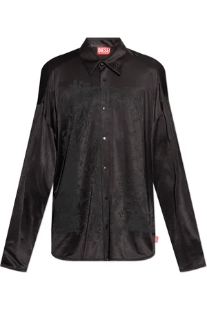 Diesel Herren, Shirts, Schwarzk, MGröße: