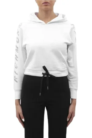 John Richmond Damen, Sweatshirts & Hoodies, Weiß, 2XSGröße:
