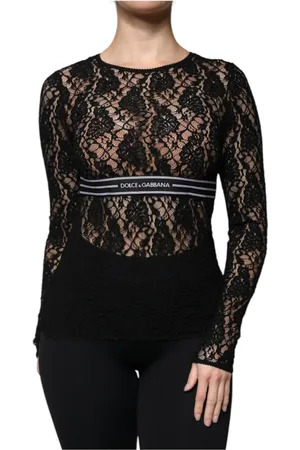 Dolce & Gabbana Damen, Oberteile, Schwarzk, SGröße:
