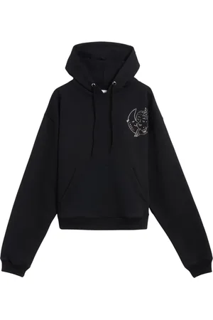 Sky High Farm Herren, Sweatshirts & Hoodies, Schwarzk, MGröße: