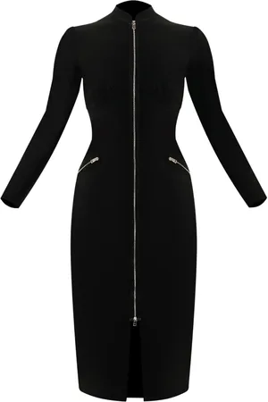 CHIARA BONI Damen, Kleider, Schwarzk, 2XLGröße: