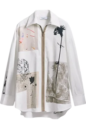 Desigual Damen, Jacken, Mehrfarbig, LGröße: