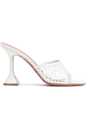Amina Muaddi Damen, Schuhe, Weiß, 36 EUGröße: