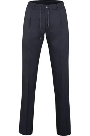 MOORER Herren, Hosen, Blau, LGröße:
