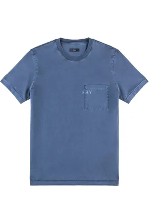FAY Herren, Oberteile, Blau, LGröße:
