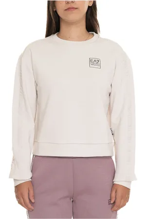 EA7 Damen, Sweatshirts & Hoodies, Weiß, XLGröße: