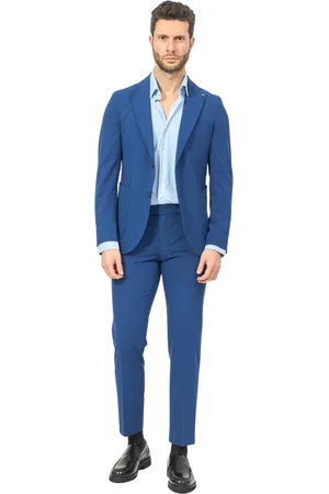 MULISH Herren, Anzüge, Blau, 4XLGröße: