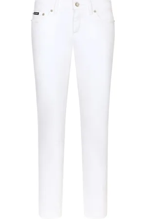 Dolce & Gabbana Damen, Jeans, Weiß, SGröße:
