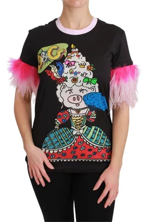 Dolce & Gabbana Damen, Oberteile, Schwarzk, 3XSGröße: