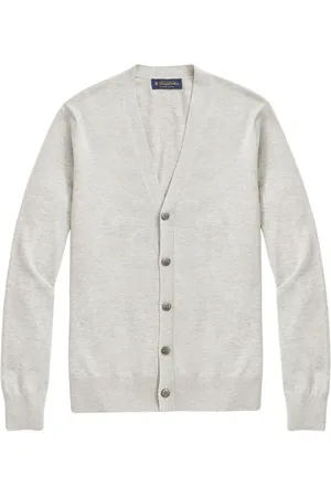 Brooks Brothers Herren, Strickwaren, Grau, MGröße: