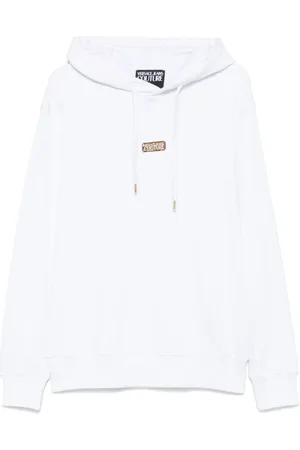 VERSACE Herren, Sweatshirts & Hoodies, Weiß, LGröße: