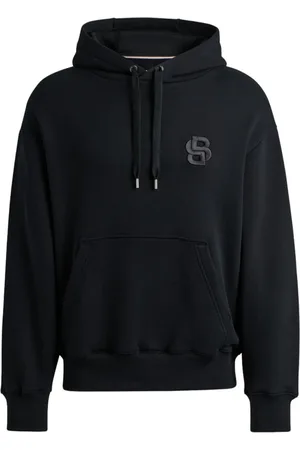 HUGO BOSS Herren, Sweatshirts & Hoodies, Schwarzk, LGröße: