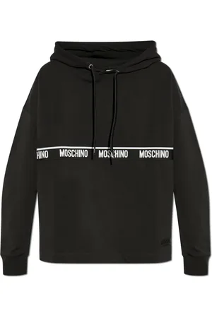 Moschino Damen, Sweatshirts & Hoodies, Schwarzk, LGröße: