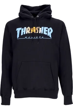 Thrasher Herren, Sweatshirts & Hoodies, Schwarzk, SGröße:
