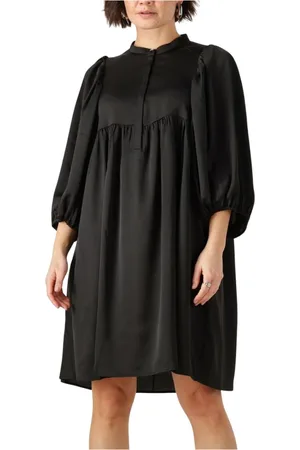 Bruuns Bazaar Damen, Kleider, Schwarzk, LGröße: