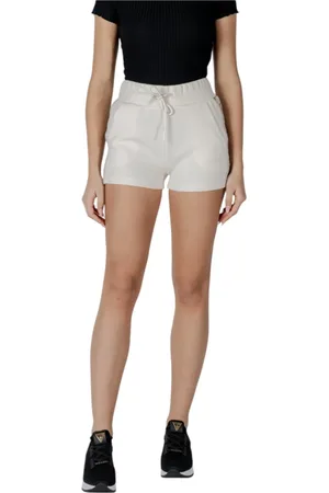 Guess Damen, Shorts, Weiß, SGröße: