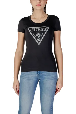 Guess Damen, Oberteile, Schwarzk, XSGröße: