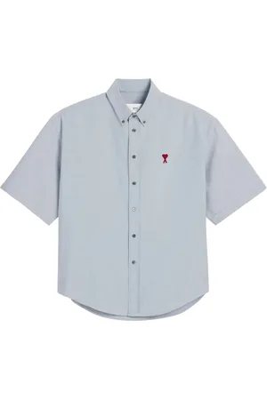 Ami Herren, Shirts, Blau, LGröße: