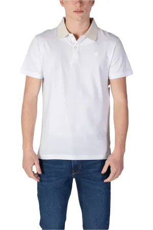 Guess Herren, Oberteile, Weiß, LGröße: