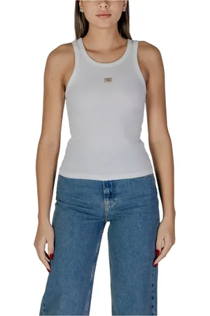 Calvin Klein Damen, Oberteile, Weiß, MGröße: