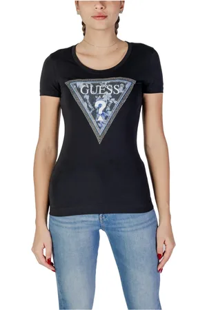 Guess Damen, Oberteile, Schwarzk, 2XLGröße: